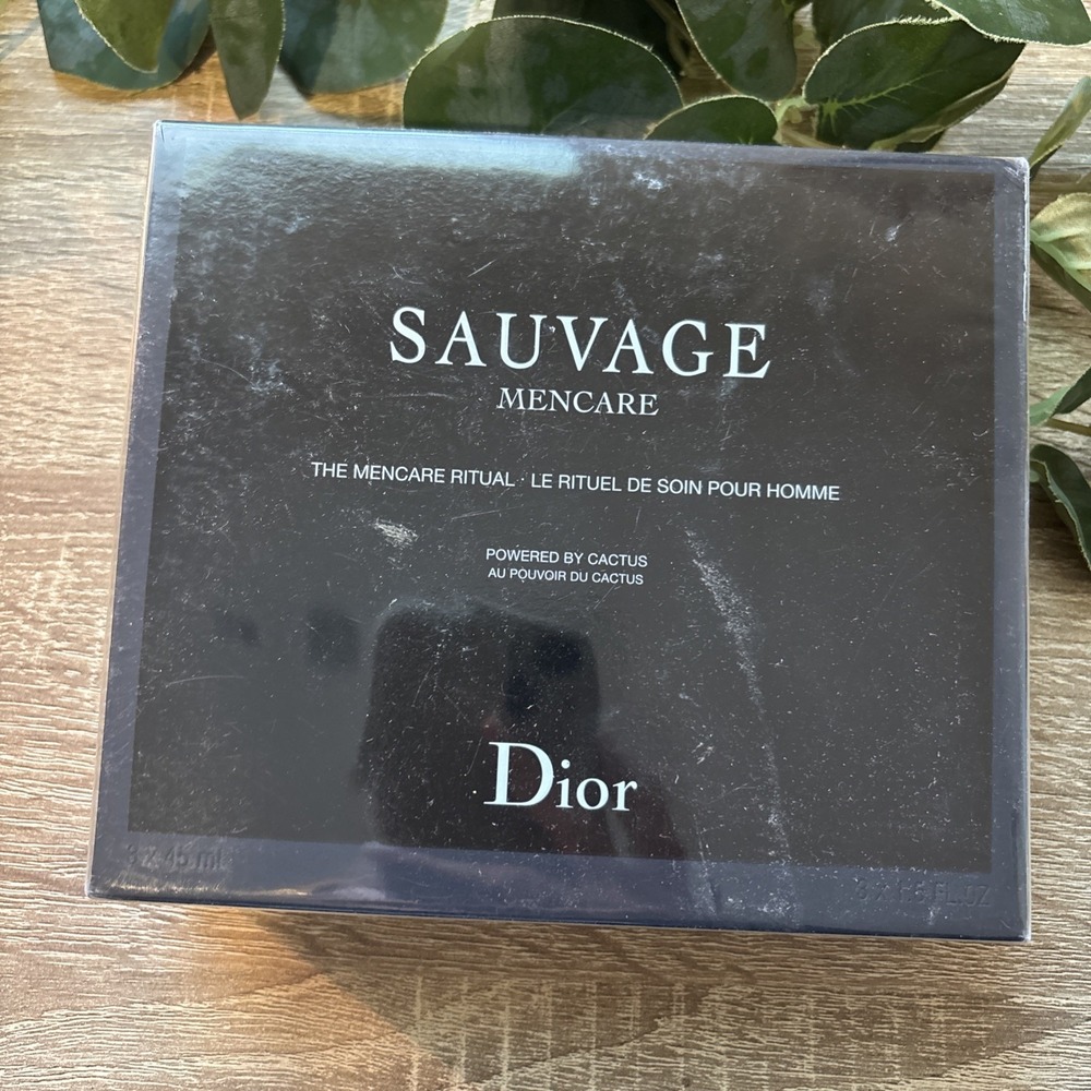 Dior Sauvage Mencare Skincare Ritual 3pc Serum Toner Cleanser Set New Box Sealed